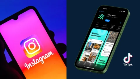 Tiktok notes el fin de instagram